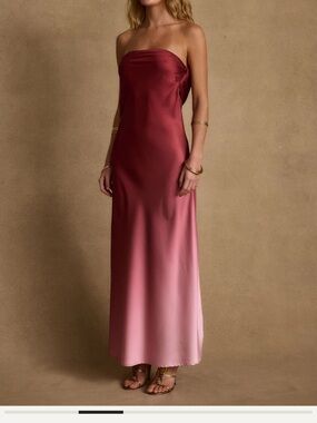 NWT- 12th tribe Natalia ombré silk dress